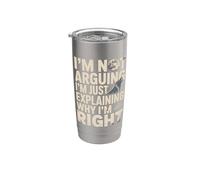No estoy argumentando que solo estoy explicando por qué tengo razón Wolf Vaso térmico de acero inoxidable de doble pared