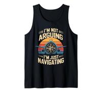 No Estoy argumentando Que Solo Estoy navegando aviación piloto Camiseta sin Mangas