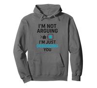 No estoy argumentando que solo te estoy depurando - Chiste tecnológico divertido Sudadera con Capucha