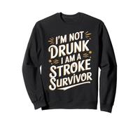 No Estoy Borracho, Soy un sobreviviente de un derrame Cerebral Divertido superviviente de un derrame Cerebral Sudadera
