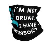 No Estoy Borracho Tengo La Consciencia De Pakinson Unisex Bandana Térmica Tubular Pañuelo Elástica Bufanda Tubular para Moto Correr Invierno Ciclismo