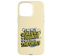 No estoy calificado para diagnosticar, pero tengo teorías psicología Carcasa para iPhone 15 Pro Max