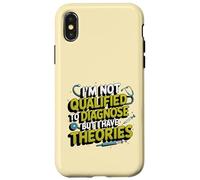 No estoy calificado para diagnosticar, pero tengo teorías psicología Carcasa para iPhone X/XS