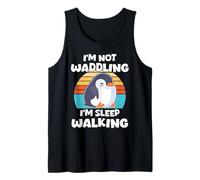 No Estoy deambulando, Estoy Caminando sonámbulo, Divertido pingüino durmiendo Camiseta sin Mangas