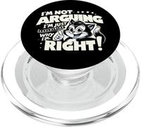 No Estoy Discutiendo, Solo Estoy explicando por qué Tengo razón PopSockets PopGrip para MagSafe