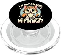 No Estoy Discutiendo, Solo Estoy explicando por qué Tengo razón PopSockets PopGrip para MagSafe