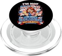 No Estoy Discutiendo, Solo Estoy explicando por qué Tengo razón PopSockets PopGrip para MagSafe
