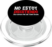 No Estoy Discutiendo Solo Explico Por Qué Tengo Razón PopSockets PopGrip para MagSafe