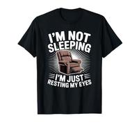 No Estoy durmiendo Estoy descansando mis Ojos Papá Padre Hombres Divertidos Camiseta