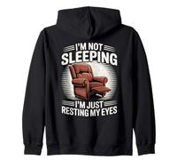 No Estoy durmiendo Estoy descansando mis Ojos Papá Padre Hombres Divertidos Sudadera con Capucha