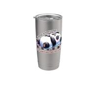 No estoy durmiendo Solo descansando mis ojos Humor Sueño Vaso térmico de acero inoxidable de doble pared