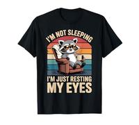 No Estoy durmiendo, Solo Estoy descansando mis Ojos Padres Broma Camiseta