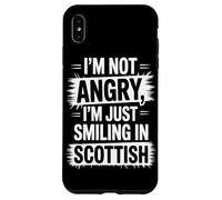 No Estoy Enfadado Sólo Sonrío En Chistes De Enfados Carcasa para iPhone XS MAX