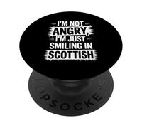 No Estoy Enfadado Sólo Sonrío En Chistes De Enfados PopSockets PopGrip Adhesivo