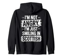 No Estoy Enfadado Sólo Sonrío En Chistes De Enfados Sudadera con Capucha