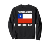 No Estoy Enojado Chileno Chile Bandera Chileno-Americana Sudadera