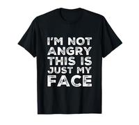 No Estoy Enojado Esto es Solo mi Cara Citas Divertidas enojadas Camiseta