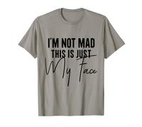 No Estoy Enojado, Esto es Solo mi Cara, Divertida y sarcástica Camiseta