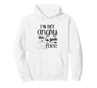 No Estoy Enojado Esto es Solo mi Cara Sudadera con Capucha