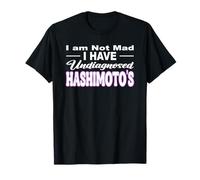 NO Estoy Enojado Tengo UNDIAGNOSTICO HASHIMOTO TIROIDES Camiseta