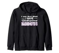 NO Estoy Enojado Tengo UNDIAGNOSTICO HASHIMOTO TIROIDES Sudadera con Capucha