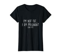 No estoy gorda estoy embarazada esposa esposo Camiseta