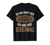 No Estoy Gordo, Soy el diseño Vikingo de Schildwall Camiseta