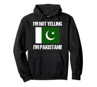 No Estoy Gritando Bandera paquistaní Pakistán Sudadera con Capucha