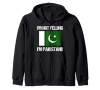 No Estoy Gritando Bandera paquistaní Pakistán Sudadera con Capucha