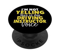No Estoy Gritando Este es mi Instructor de Conducción de Voz PopSockets PopGrip Adhesivo