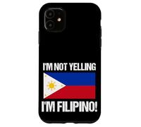 No Estoy Gritando la Bandera del país Filipino, Cita de Filipinas Carcasa para iPhone 11