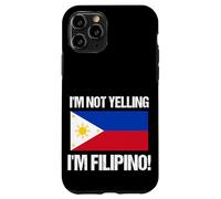 No Estoy Gritando la Bandera del país Filipino, Cita de Filipinas Carcasa para iPhone 11 Pro
