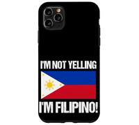 No Estoy Gritando la Bandera del país Filipino, Cita de Filipinas Carcasa para iPhone 11 Pro MAX