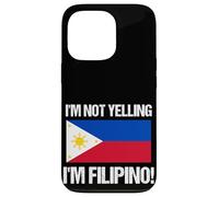 No Estoy Gritando la Bandera del país Filipino, Cita de Filipinas Carcasa para iPhone 13 Pro