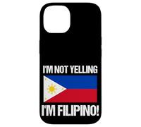 No Estoy Gritando la Bandera del país Filipino, Cita de Filipinas Carcasa para iPhone 14