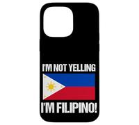 No Estoy Gritando la Bandera del país Filipino, Cita de Filipinas Carcasa para iPhone 14 Pro MAX