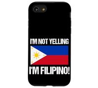 No Estoy Gritando la Bandera del país Filipino, Cita de Filipinas Carcasa para iPhone SE (2020) / 7/8