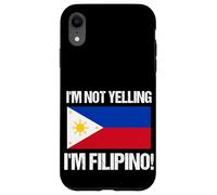 No Estoy Gritando la Bandera del país Filipino, Cita de Filipinas Carcasa para iPhone XR