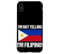 No Estoy Gritando la Bandera del país Filipino, Cita de Filipinas Carcasa para iPhone XS MAX