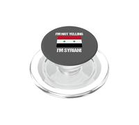No Estoy Gritando la Bandera del país Sirio Siria PopSockets PopGrip para MagSafe