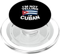 No Estoy Gritando, Soy Cubano, es Gracioso Decir Bandera PopSockets PopGrip para MagSafe
