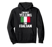 No Estoy Gritando Soy Italiano Humor Orgullo Sudadera con Capucha