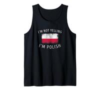 No Estoy Gritando, Soy Polaco - Orgullo de Polonia Camiseta sin Mangas