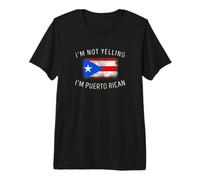 No Estoy Gritando, Soy puertorriqueño - Orgullo Divertido de Puerto Rico Camiseta Premium