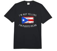 No Estoy Gritando, Soy puertorriqueño - Orgullo Divertido de Puerto Rico Comfort Colors Adult Heavyweight T-Shirt