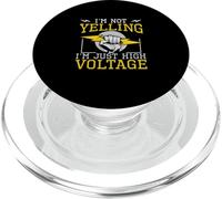 No Estoy Gritando, Soy Solo un Ingeniero eléctrico de Alto Voltaje PopSockets PopGrip para MagSafe