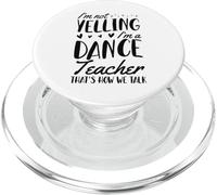 No estoy gritando Soy un profesor de danza, así es como hablamos PopSockets PopGrip para MagSafe