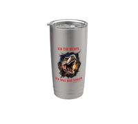 No estoy haciendo nada sólo quiero jugar dinosaurio Dino T. Rex Vaso térmico de acero inoxidable de doble pared