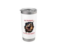 No estoy haciendo nada sólo quiero jugar dinosaurio Dino T. Rex Vaso térmico de acero inoxidable de doble pared