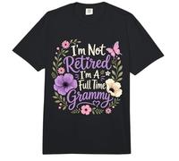 No Estoy Jubilado Soy una Abuela de jubilación Grammy a Tiempo Completo Comfort Colors Adult Heavyweight T-Shirt